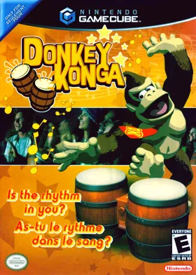 Donkey Konga box cover front